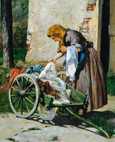 Pračky poblíž Florencie od Silvestro Lega