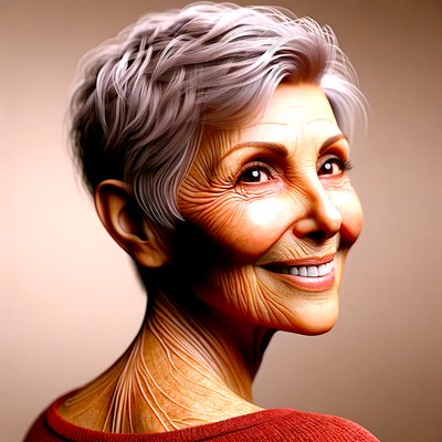 Margaret-"Roky života formované umělou inteligencí: portréty nadčasovosti" od Silvia Martini