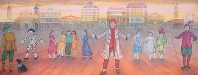 Tady to máš, 2021 (barevné tužky) od Silvia Pastore