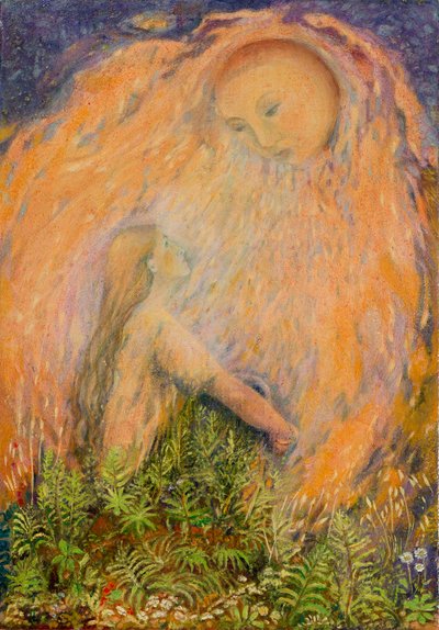 Longing, 2015 (olej na gessoed dřevěné desce) od Silvia Pastore