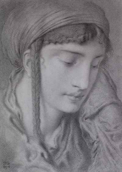 Hebrejská dívka od Simeon Solomon