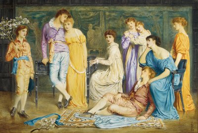 Předehra od Bacha, 1868 od Simeon Solomon