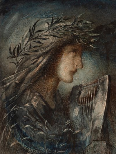 Orfeus a podsvětí (akvarel a bodycolor, s voskovým rezistem) od Simeon Solomon