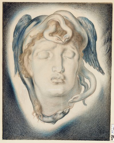 Hlava Medúzy, 1884 od Simeon Solomon