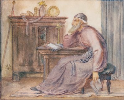 Věštec od Simeon Solomon