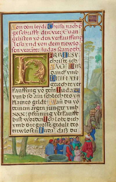 Hranice s Josefem prodaným svými bratry od Simon Bening