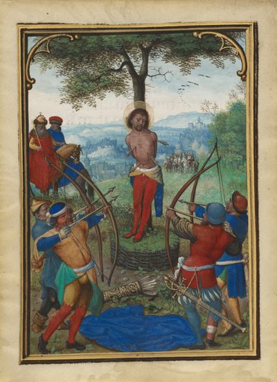 Dva listy z hodin Mnichov-Montserrat od Simon Bening