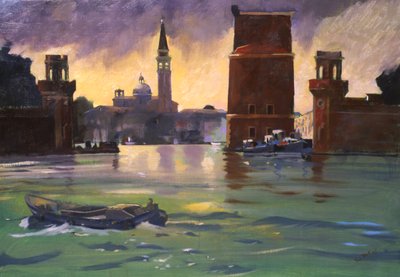 Arsenale, 2005 (akvarel na papíře) od Simon Fletcher