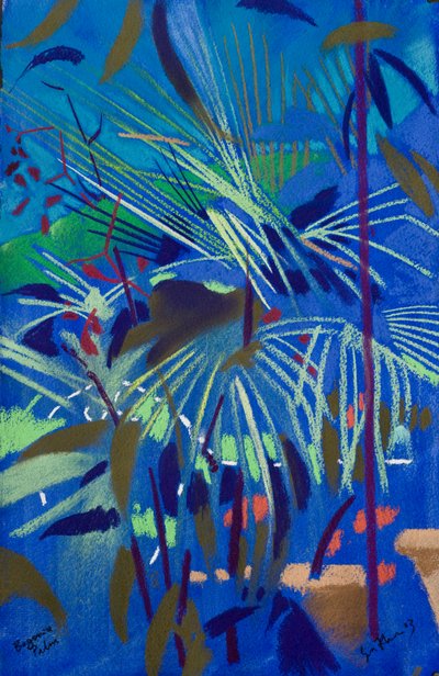 Begonia Palm (pastel na papíře) od Simon Fletcher
