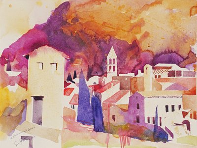 La Maison de Garel, 2004 (akvarel na papíře) od Simon Fletcher