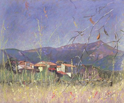 Krajina (pastel na papíře) od Simon Fletcher
