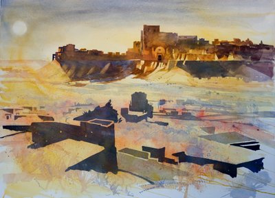 Písečná bouře, 2007 (kombinovaná technika) od Simon Fletcher