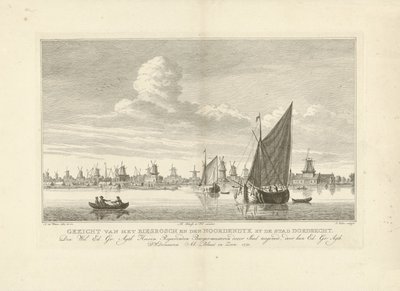 Pohled na Biesbosch a Noordendijk poblíž Dordrechtu Pohled na Biesbosch a den Noordendyk u města Dordrecht (název na objektu) od Simon Fokke