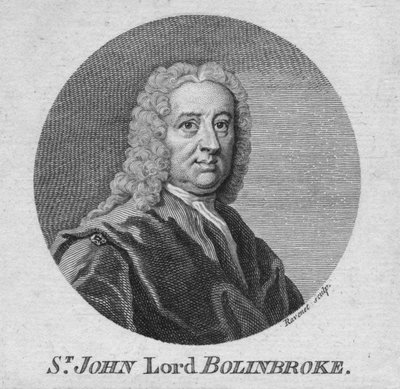 St. John Lord Bolinbroke, c1750. od Simon Francois Ravenet
