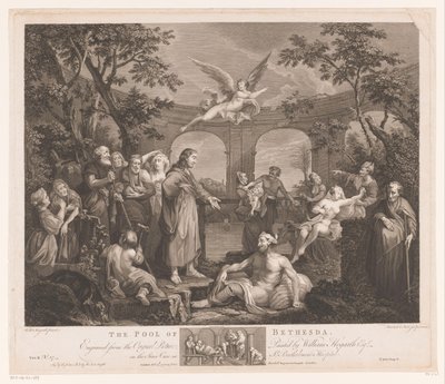 Kristus uzdravuje nemocné z Bethesdy The Pool of Bethesda (název na objektu) od Simon François Ravenet (le vieux)