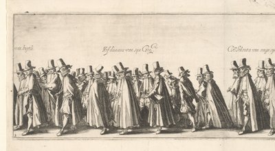 Pohřební průvod (obrázek 3), 1615 od Simon Frisius