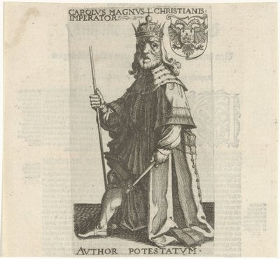 Císař Karel Veliký od Simon Frisius