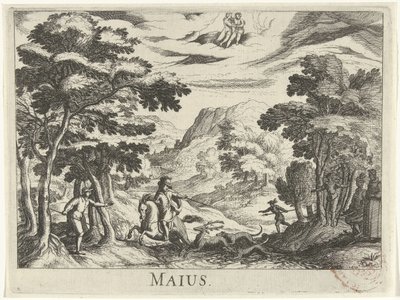 Smět Maius (název na objektu) Dvanáct měsíců (název seriálu) od Simon Frisius