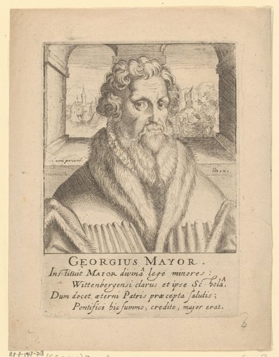 Portrét Georga Majora od Simon Frisius