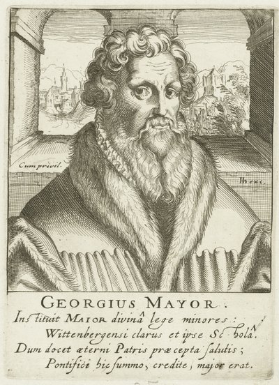 Portrét Georgiuse Mayra od Simon Frisius