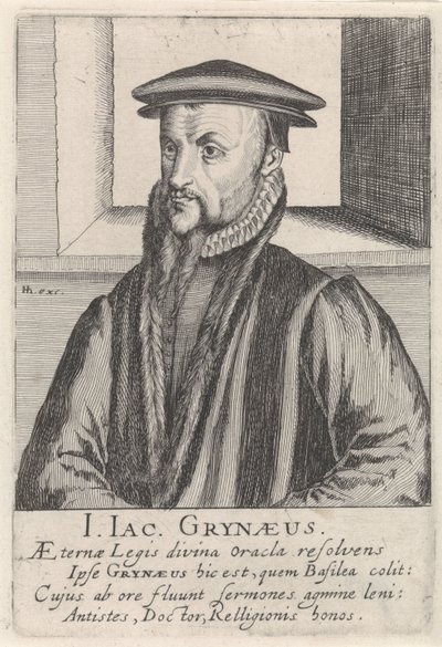 Portrét Johanna-Jacoba Grynaeuse od Simon Frisius