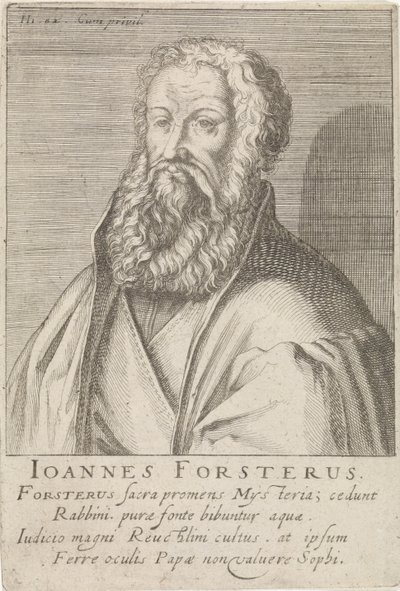 Portrét Johanna Forstera od Simon Frisius