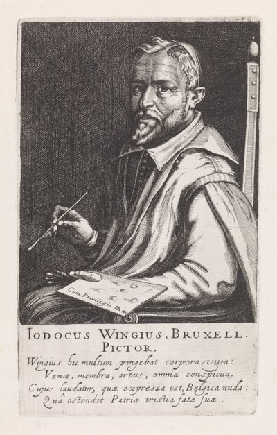 Portrét Joose Wingheho od Simon Frisius