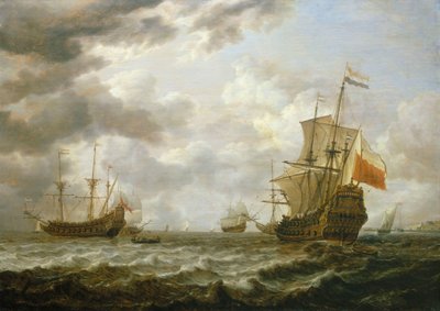 Brederode u Hellevoetsluis, polovina 17. století (obraz) od Simon Jacobsz. Vlieger