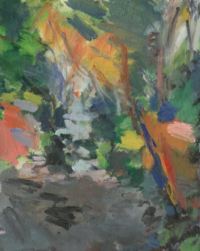 Lesní cesta č. 20 (akryl na plátně) od Simon Neville