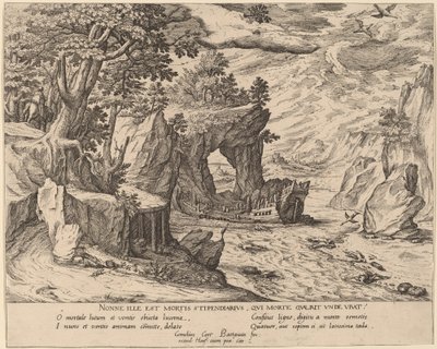 Po ztroskotání od Simon Novellanus after Cornelis Cort