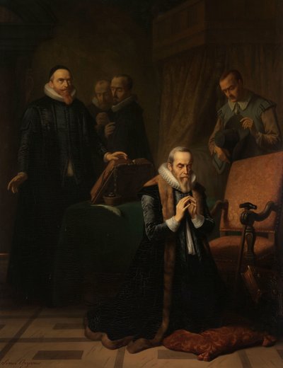 Poslední modlitba Johana van Oldenbarnevelta od Simon Opzoomer