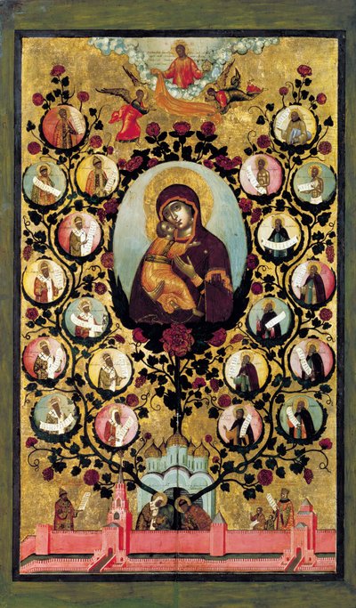Apoteóza Panny Vladimírské, 1668. od Simon Ushakov