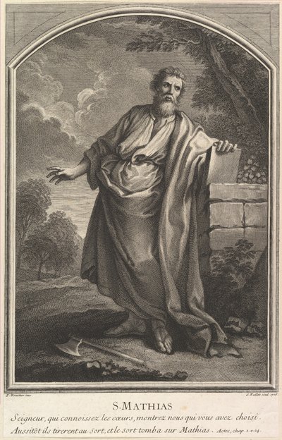 Svatý Matyáš, 1726. od Simon Vallee