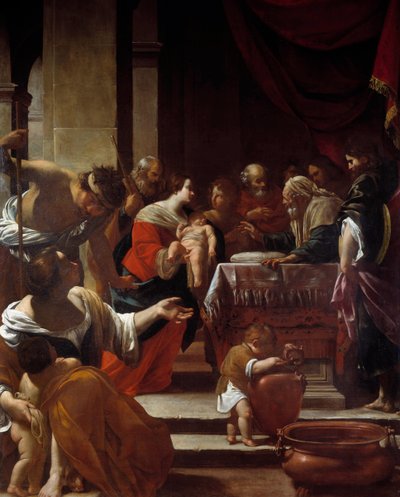 Obřízkový obraz od Simona Voueta (1590-1649) 1622 Neapol, Národní muzeum Capodimonte od Simon Vouet