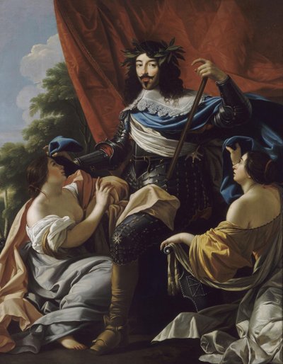 Portrét Ludvíka XIII Francie 1601-1643 od Simon, Vouet