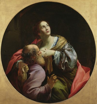 Římská charita od Simon Vouet