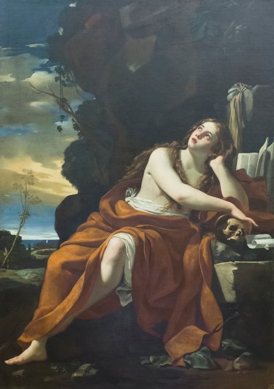Svatá Marie Magdalena kajícná od Simon Vouet