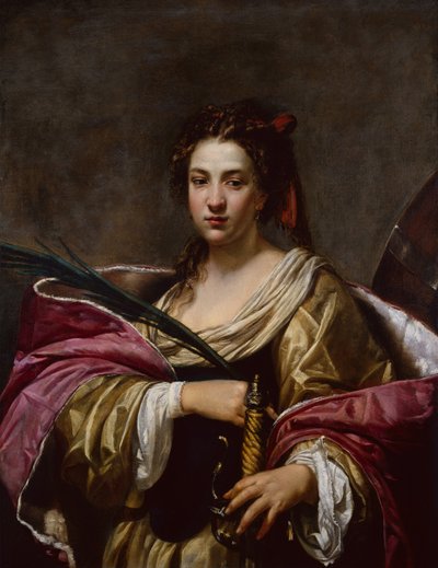 Svatá Kateřina (olej na plátně) od Simon Vouet