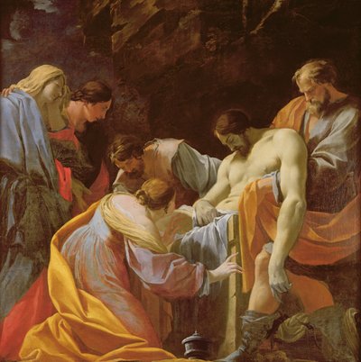 Pohřeb Krista od Simon Vouet
