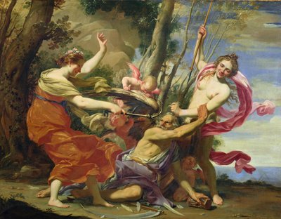 Čas překonaný mládím a krásou od Simon Vouet