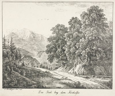 Cesta u Kochelsee, 1809. od Simon Warnberger
