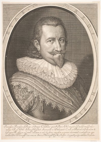 Portrét Kristiána IV od Simon de Pas