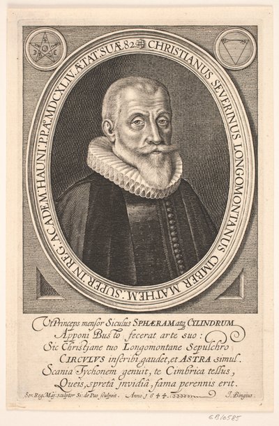 Profesor Christen Sørensen Longomontanus od Simon de Pas
