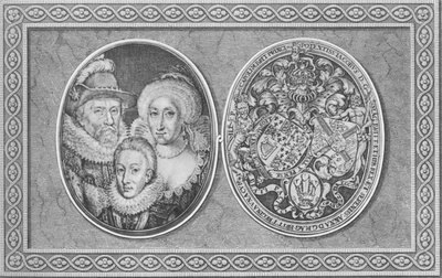 Jakub I. Anna Dánský a Jindřich, princ z Walesu, 1612, 1904 od Simon de Passe