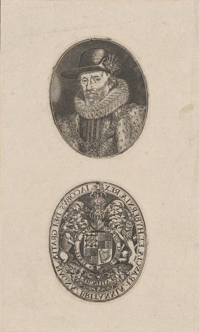 Jakub I., král Anglie, ca. 1616. od Simon de Passe