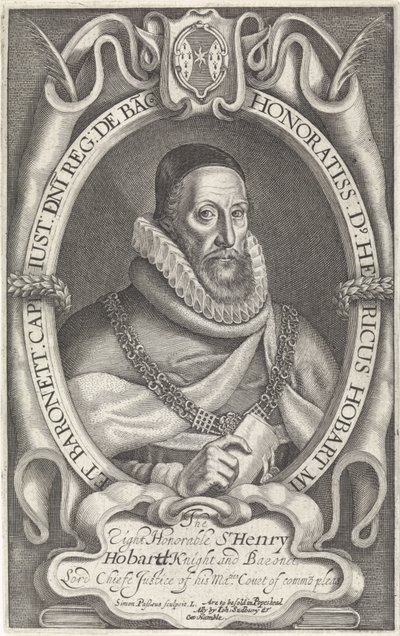 Portrét Henryho Hobarta od Simon van de Passe