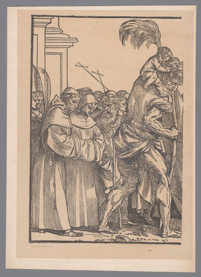 Reprodukce prvního dílu tištěné série The Triumph of Christ podle Joose Lambrechta od Simonau and Toovey