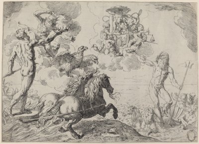 Jupiter, Neptun a Pluto od Simone Cantarini