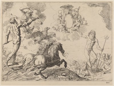 Jupiter, Neptun a Pluto od Simone Cantarini