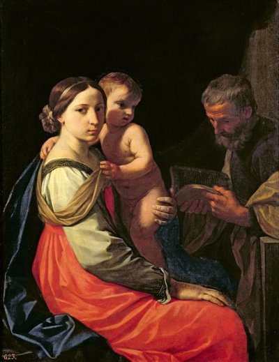 Svatá rodina od Simone Cantarini